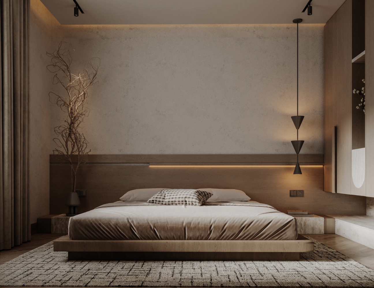 Vật liệu tự nhiên trong nội thất Minimalist