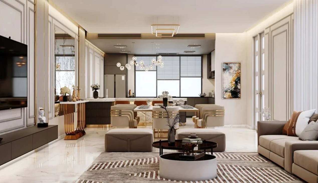 Vật liệu cao cấp trong thiết kế Luxury