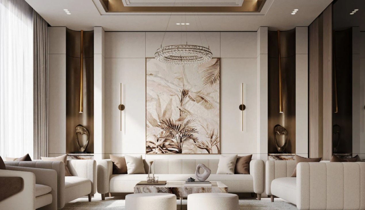 Ý tưởng thiết kế nội thất sang trọng Luxury Modern