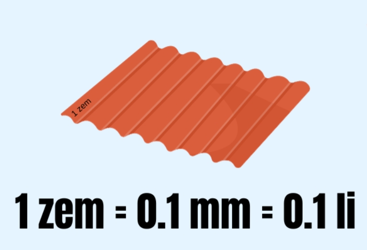 Đơn vị 1 zem Đơn vị 1 zem