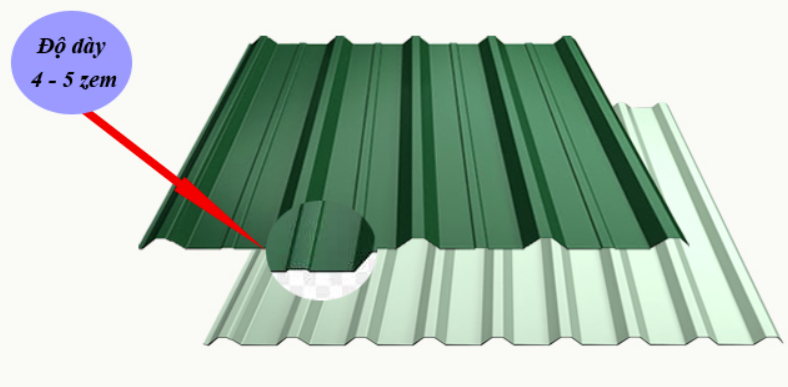 Độ dày tôn Độ dày tôn