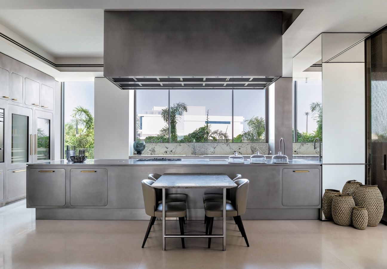 Mẫu tủ bếp inox đẹp